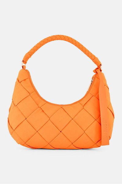 JASON WU Women Textured Handbag 44 L x 34 H x 1 W cm, Orange