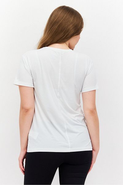 Reebok Women Sportswear Fit Short Sleeves Training Top, Off White