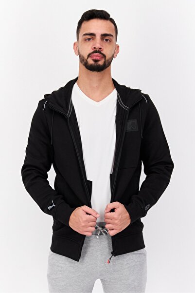 Puma Ferrari Black Men's Hooded Sweatshirt