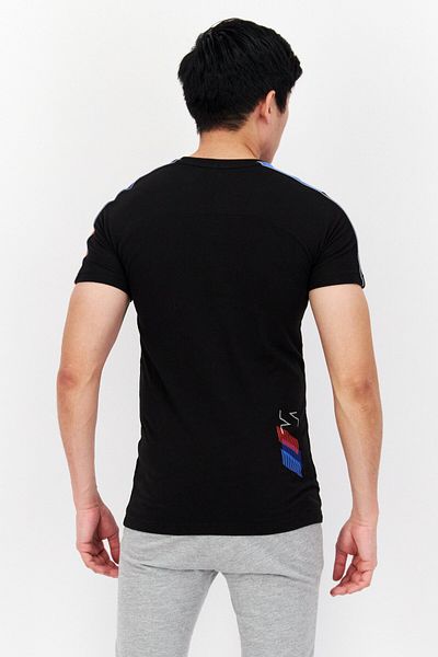 Puma Men Sportswear Fit Brand Logo Training T-Shirt, Black Combo