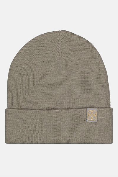 Daisy Fuentes Women Brand Logo Beanie, Grey