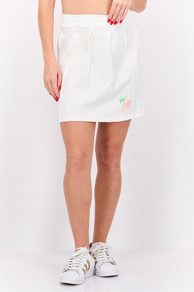 New Balance Women Sportwear Fit Brand Logo Tennis Skirt, White