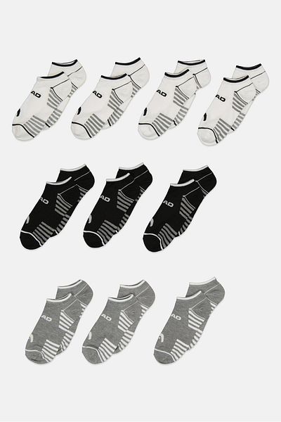 Head Women 10 Pairs Low Cut Socks, White