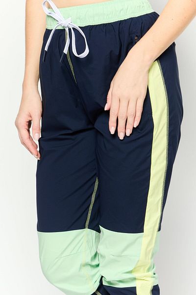 Lacoste Women Regular Fit Brand Logo Sweatpants, Navy Combo