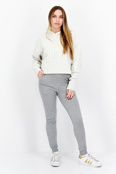 New Balance Women Sportswear Fit Brand Logo Training Hoodies, Grey