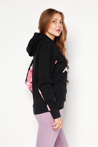 Aape By A Bathing Ape Women Sportswear Fit Long Sleeves Training Sweatshirt, Black