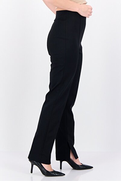 Gant Women Regular Fit Plain Dress Pant, Black