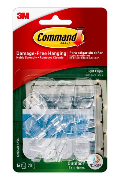 COMMAND 17017AWP UK Deco Clips 24PCK/CV