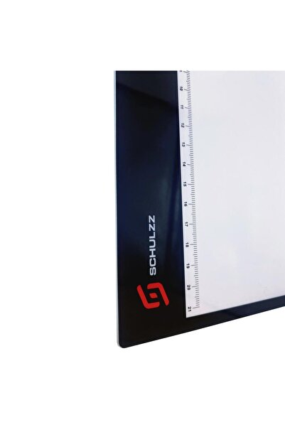 Schulzz Led Işıklı Siyah Çerçeveli A4 Çizim Kopyalama 3 Seviyeli Ayarlanabilir Portre Çizim Tableti
