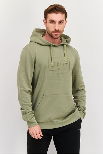 Hurley Men Sportswear Fit Outdoor Sweatshirts, Olive