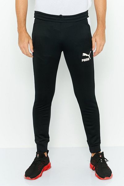 Puma Men Slim Fit Drawstring Training Track Pants, Black