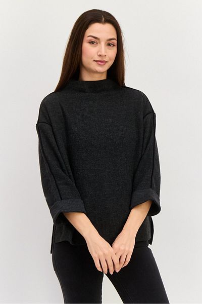 Esprit Women Funnel Neck Textured 3