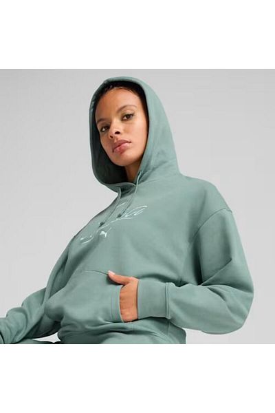 Puma Black Moonhood Comfort Hoodie: Blue Moon