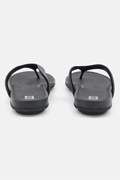 Fitflop Women Slip On Brand Logo Flip Flops, Black