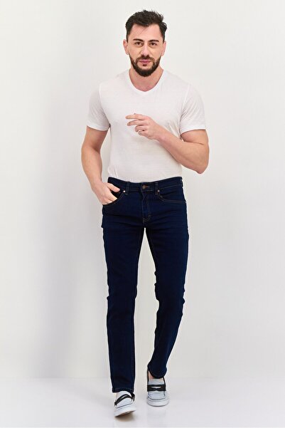 Vince Camuto Men Slim Fit Solid Stretchable Jeans, Blue