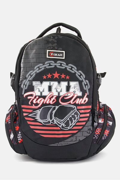 F Gear Kids Boy Graphic Print Backpack 49 H x 29 L x 16 W cm, Black Combo