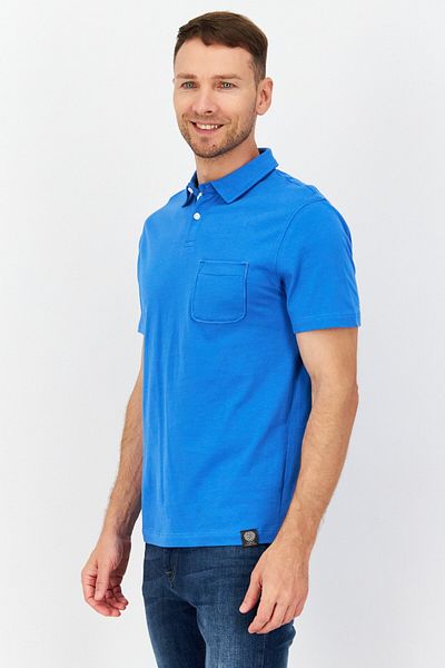 Vince Camuto Men Regular Fit Embroidered Logo Short Sleeves Polo, Blue