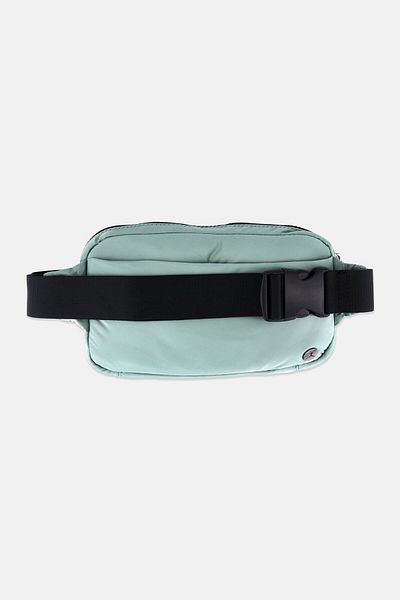 Danskin Women Brand Logo Casey Small Belt Bag 14 H x 24 L x 10 W cm, Pastel Green