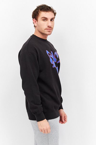 Puma Men Sportswear Fit Long Sleeve Training Sweatshirt, Black
