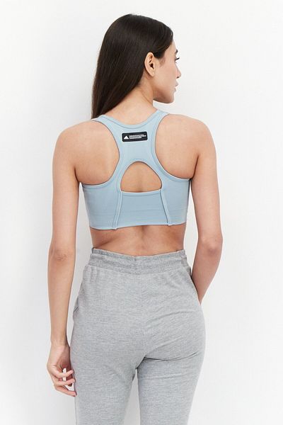 adidas Women Sport Fit Outdoor Sport Bra, Light Blue