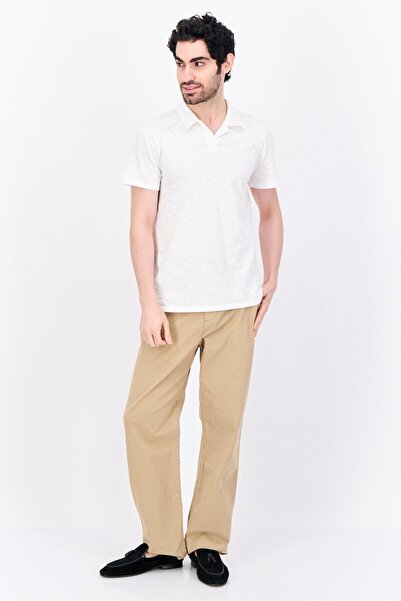 GAP Men Loose Fit Plain Chino Pants, Khaki
