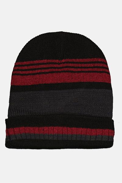 Royal Deluxe Men Fleece Knitted Beanie, Assorted