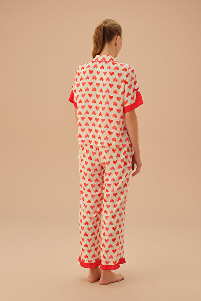 SUWEN Heart Maskülen Pijama Takımı