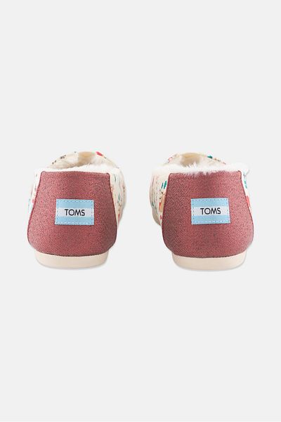 Toms Women Slip On Casual Shoes, Beige Combo