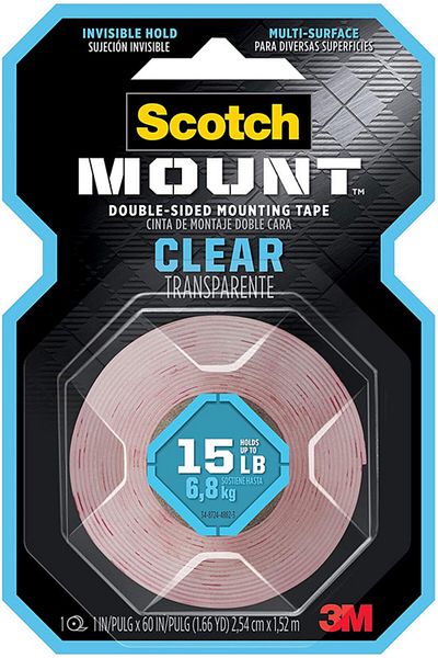 Scotch 410H CLEAR DS MTG TAPE 1IN X 60 IN