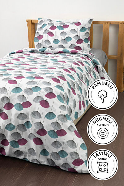 FAVORA Forest Ranforce Односпальний комплект постільної білизни Рожевий