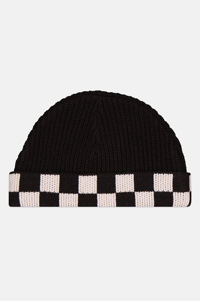 Misfit Men Embroidered Cap, Black Combo