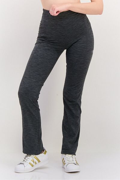 SKECHERS Women Sportswear Fit Walking Pants, Grey Heather