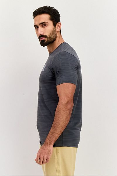 Ellesse Men Sportswear Fit Short Sleeves Training T-shirt, Dark Grey