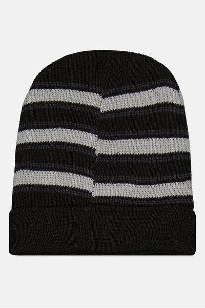 Royal Deluxe Men Stripe Knitted Beanie, Assorted