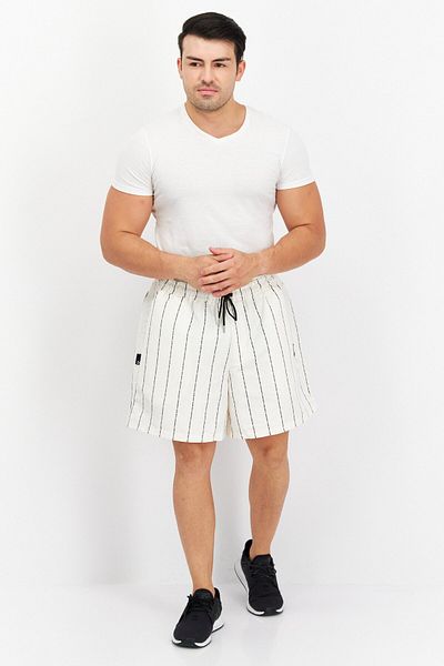 Puma Men Sportswear Fit Brand Logo Outdoor Short, Beige