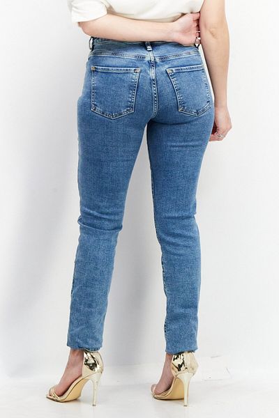 Esprit Women Slim Mid Rise Stretchable Denim, Blue