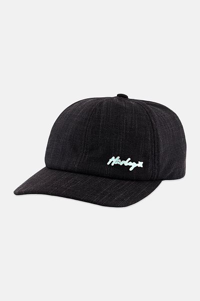Hurley Women Adjustable Strap Brand Logo Cap, Black