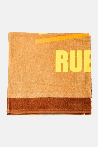 NICKELSON Kids Boy Paw Patrol Beach Towel 70 X 140 Cm, Light Brown