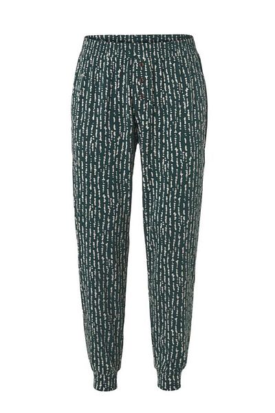 Tchibo Women Allover Print Pajama Pants, Green