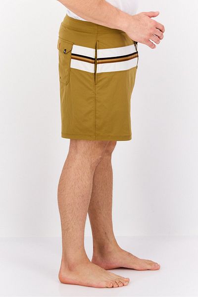 Hurley Men Brand Logo Board Shorts, Brown Combo