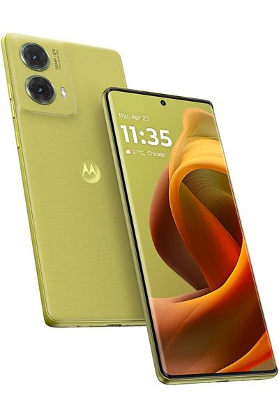 Motorola G85 5G, 12GB+12GB RAM, 256 GB ROM,  Android 14, Olive Green