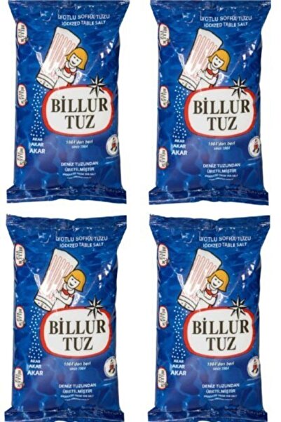 Billur Tuz 4 Adet 750 Gr