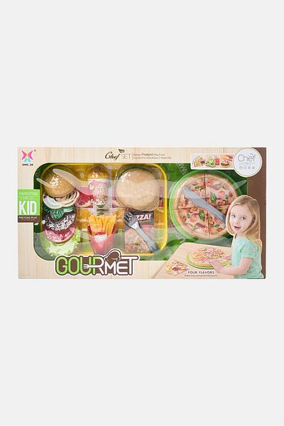 Gourmet Toy Chef Burger And Pizza Shack, Green Combo
