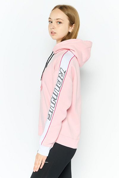 Aape By A Bathing Ape Women Graphic Print Long Sleeves Hooded Sweatshirt, Pink
