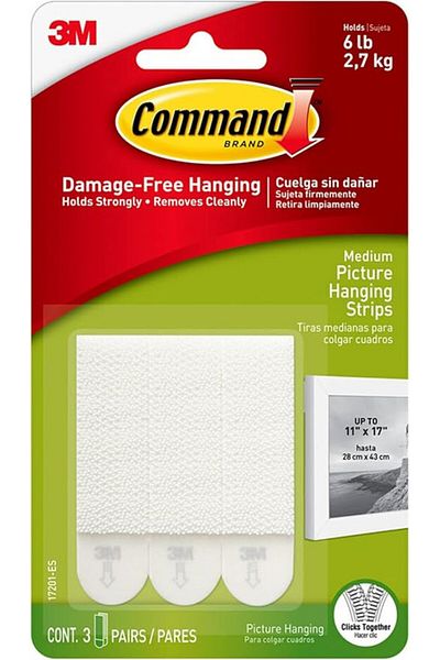 COMMAND MEDIUM PICTURE HANGING STRIPS -