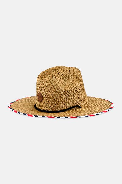 Roxy Women Brand Logo Bucket Hat, Tan