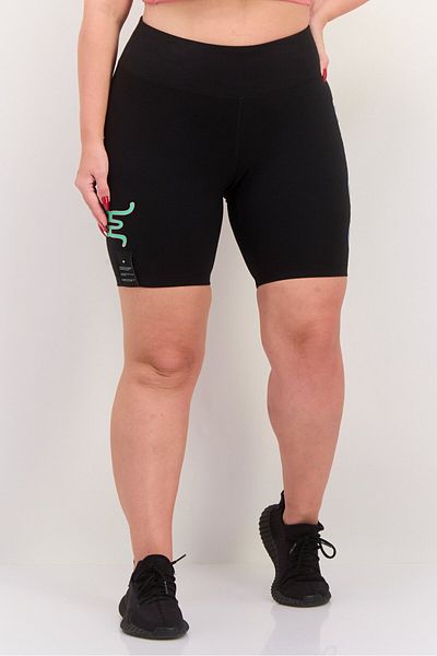 adidas Women Plus Size Biker Shorts, Black Combo