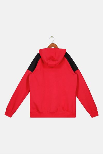 Fila Kids Girl Hooded Full Zip Sweatshirt, True Red