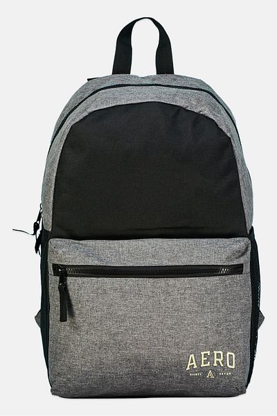 Aeropostale Men Backpack 32 L x 44 H x 12 W cm, Grey