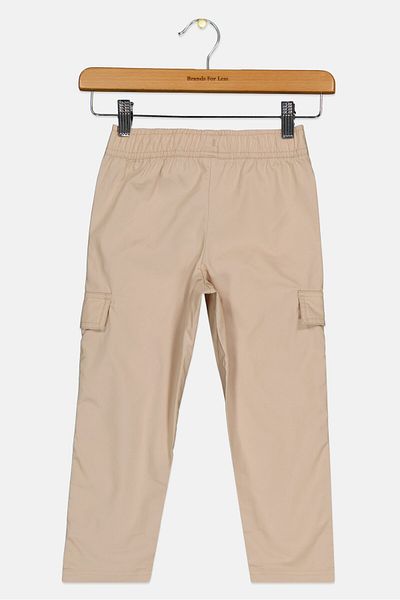 Puma Toddlers Boy Brand Logo Cargo Pants, Beige